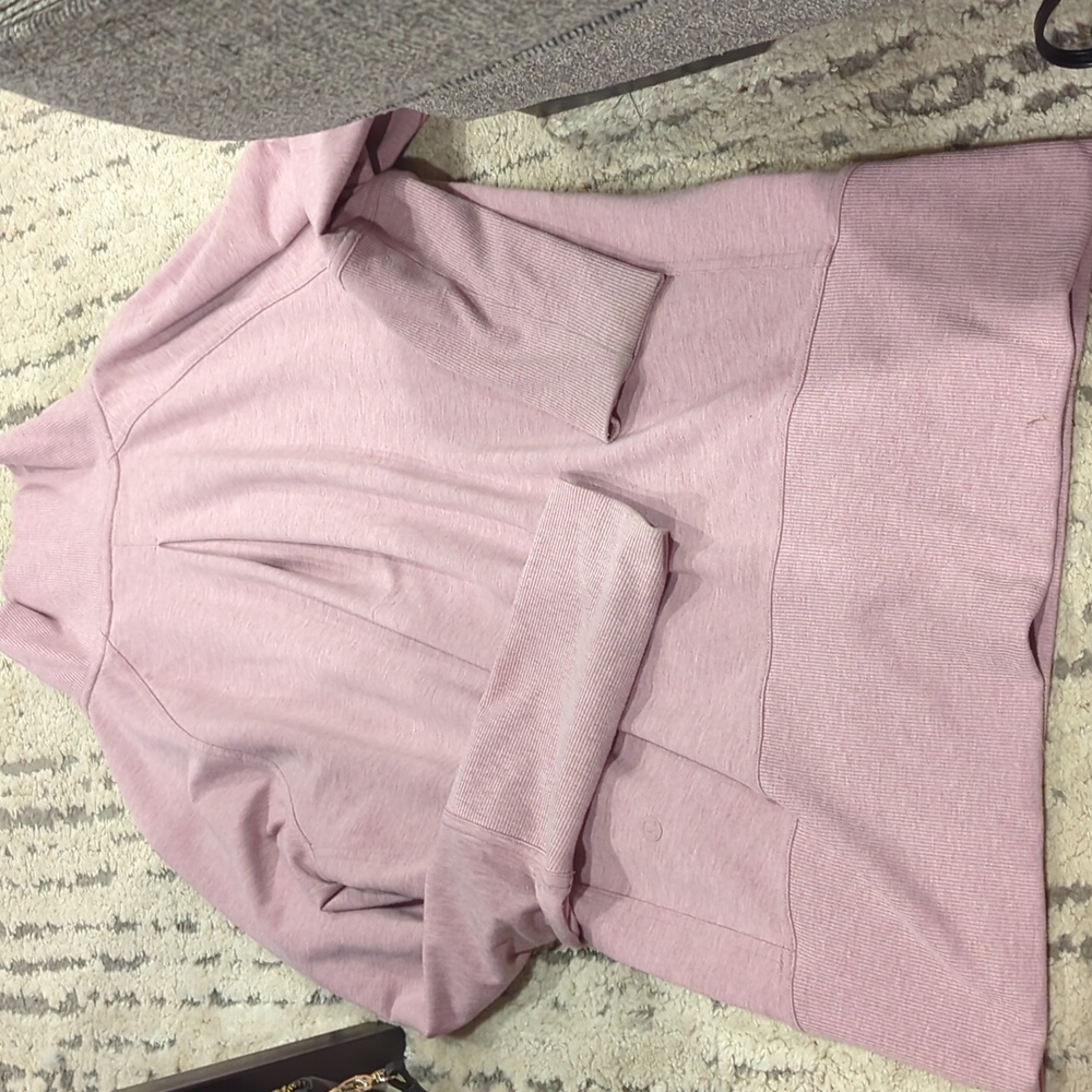Lululemon High Lines Pullover vintage Heathered Mauve - Picture 7 of 7